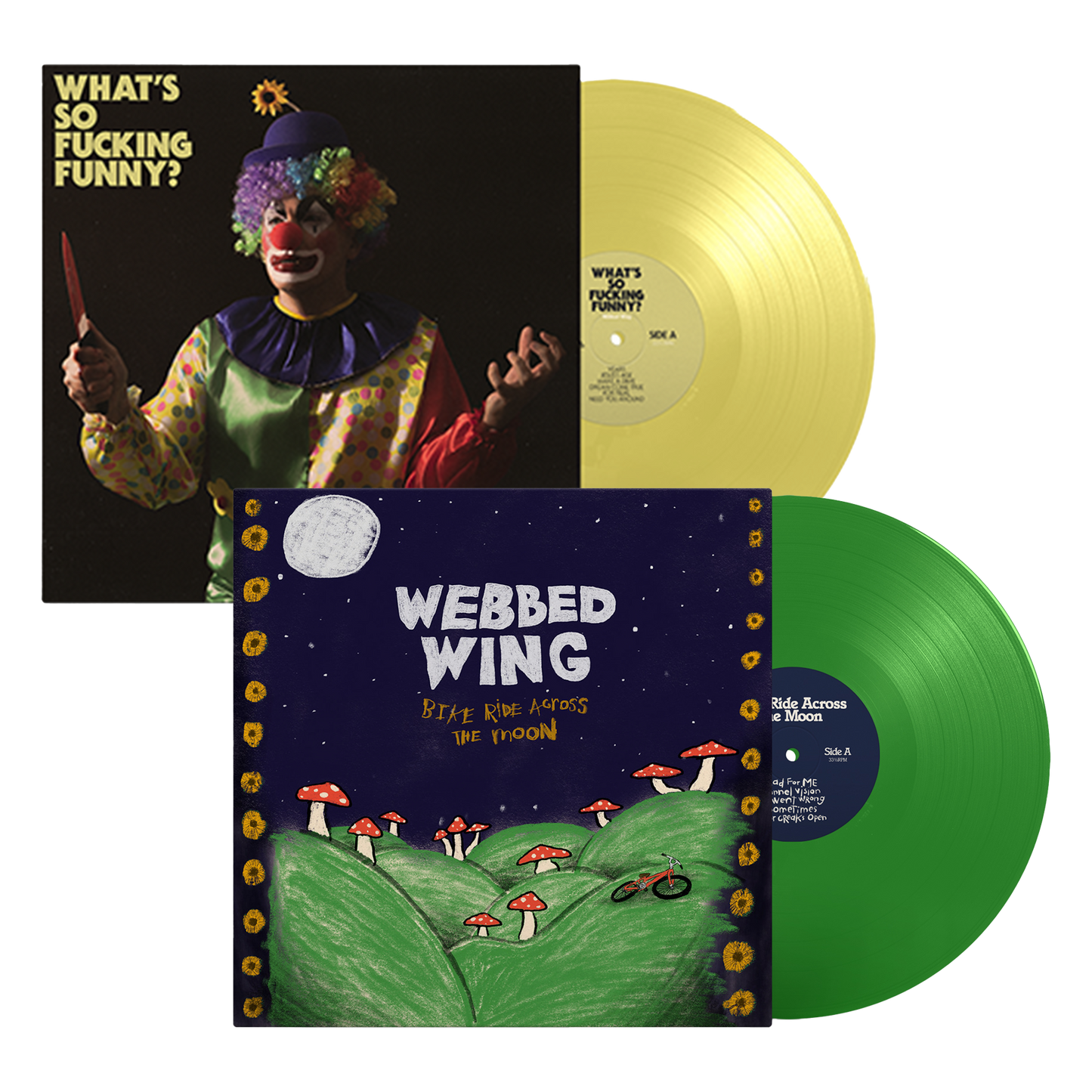 Webbed Wing - What's So Fucking Funny? / Bike Ride Across the Moon Bundle