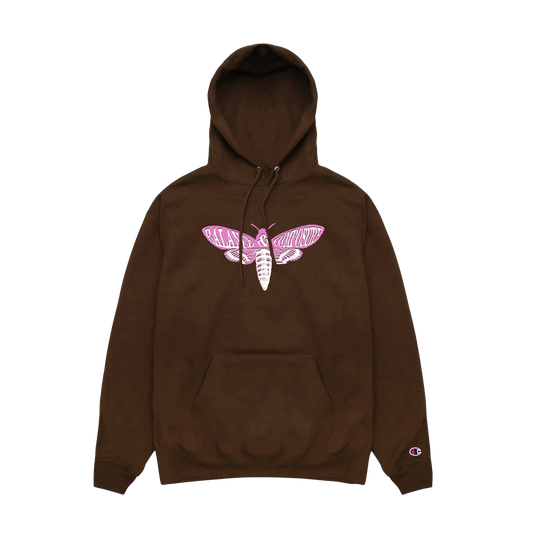 Balance and Composure - moth hoodie