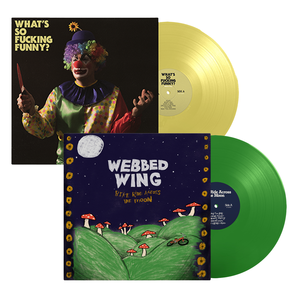 Webbed Wing - What's So Fucking Funny? / Bike Ride Across the Moon Bundle