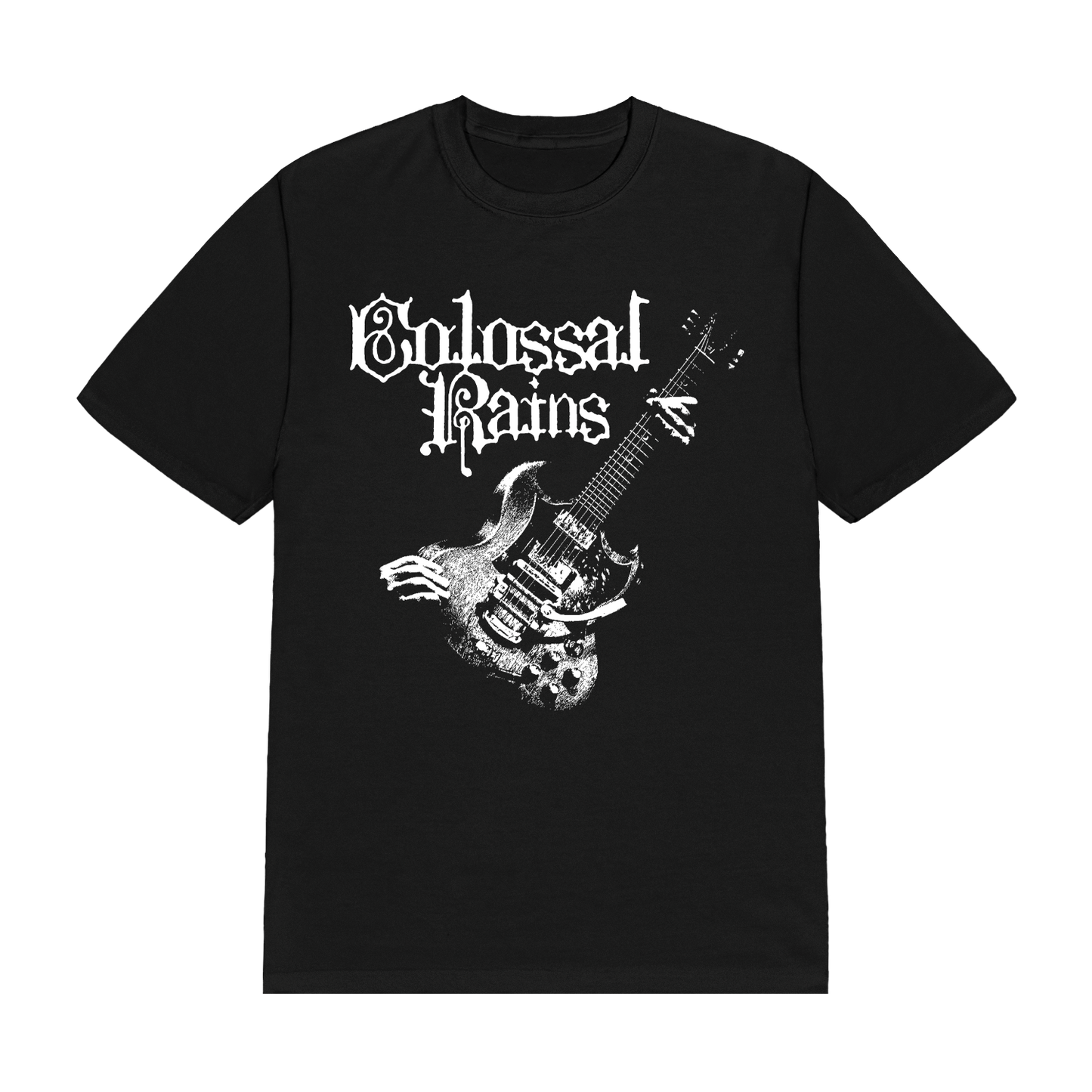 Colossal Rains Guitar T-Shirt